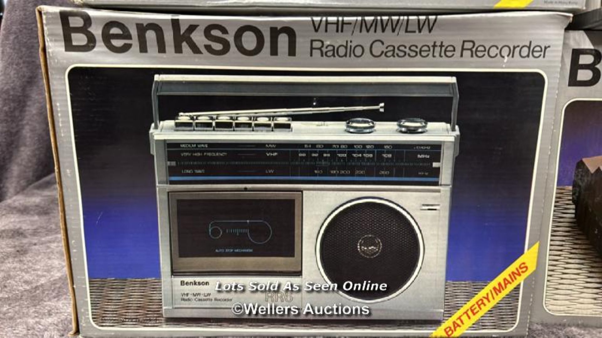 Four boxed Benkson cassette recorders and radios, from the private collection of the founder of - Image 3 of 5