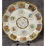 A Royal Cauldon Passover Sederdish no.8894.59, 41cm diameter / AN8