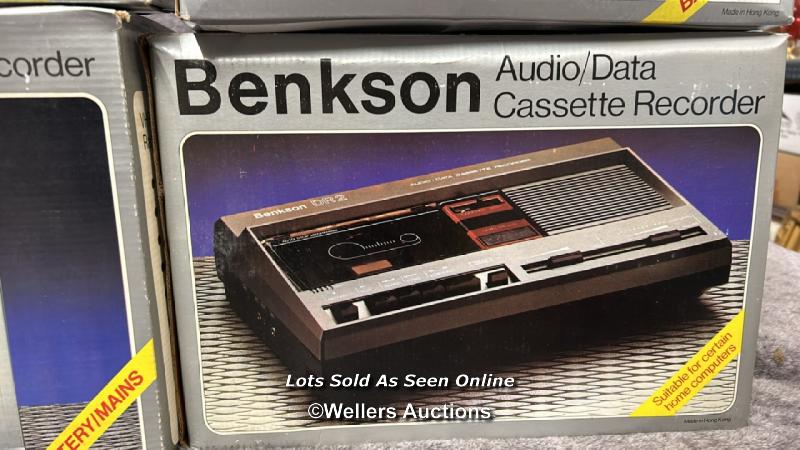 Four boxed Benkson cassette recorders and radios, from the private collection of the founder of - Image 4 of 5