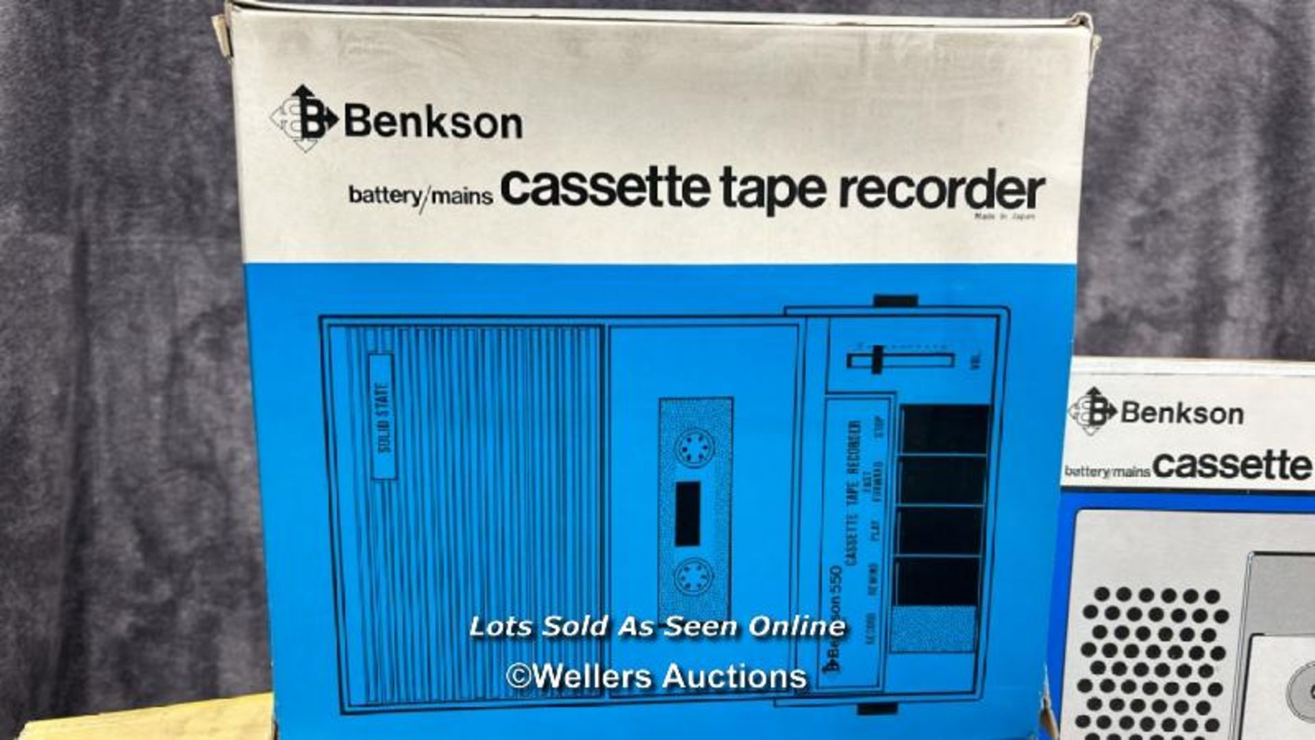 Four vintage boxed Benkson cassette tape recorders including model TC-808, from the private - Image 3 of 6