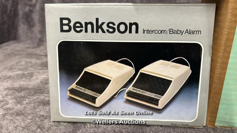 Vintage Benkson electricals including transister radio model 69, intercom / baby alarm and car - Image 3 of 7