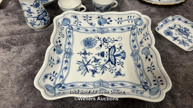 Assorted chinaware, mainly Miessen also with Royal Doulton floral coffee cups and Delfs coffee - Image 3 of 24