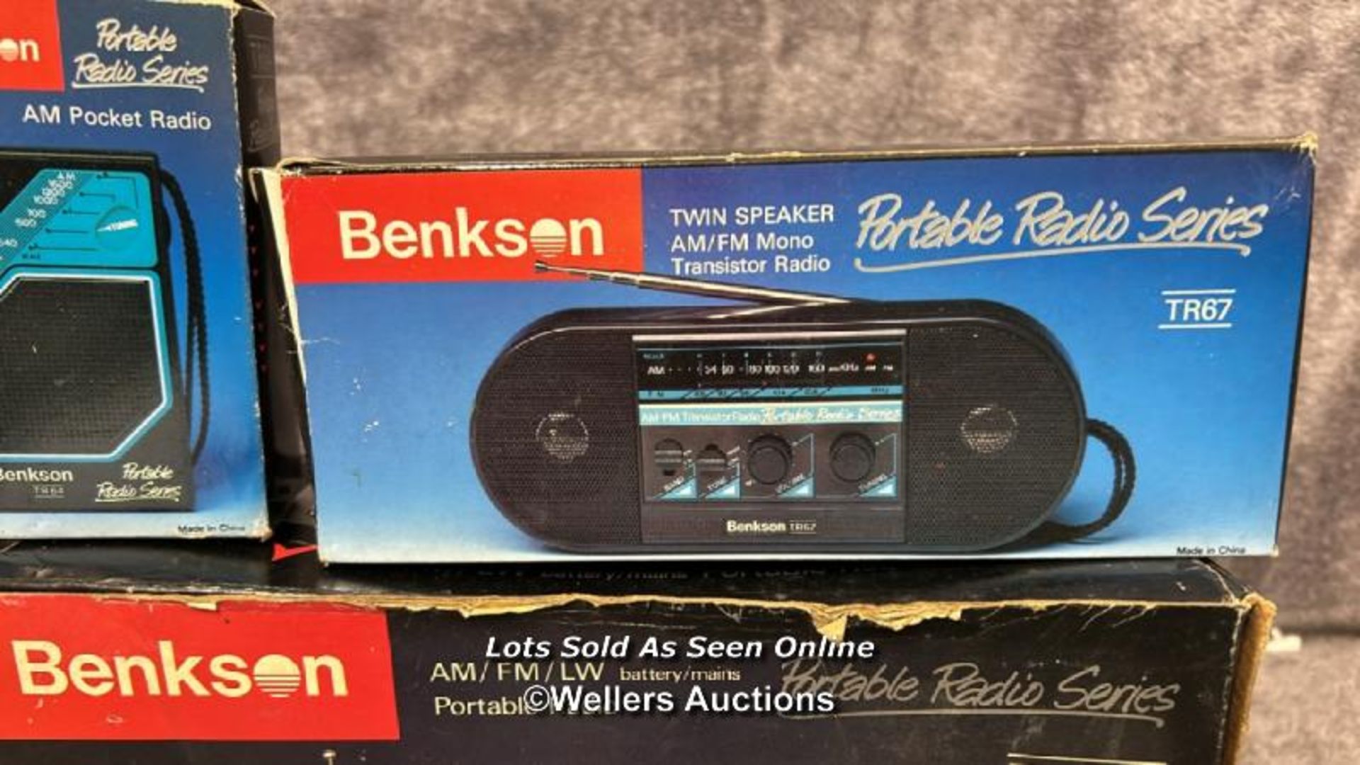 Five boxed vintage Benkson products including radios and radio alarm clocks, from the private - Bild 3 aus 6