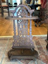 cast iron umbrella stand, 50cm high (collection from private residence in Weybridge, Surrey)