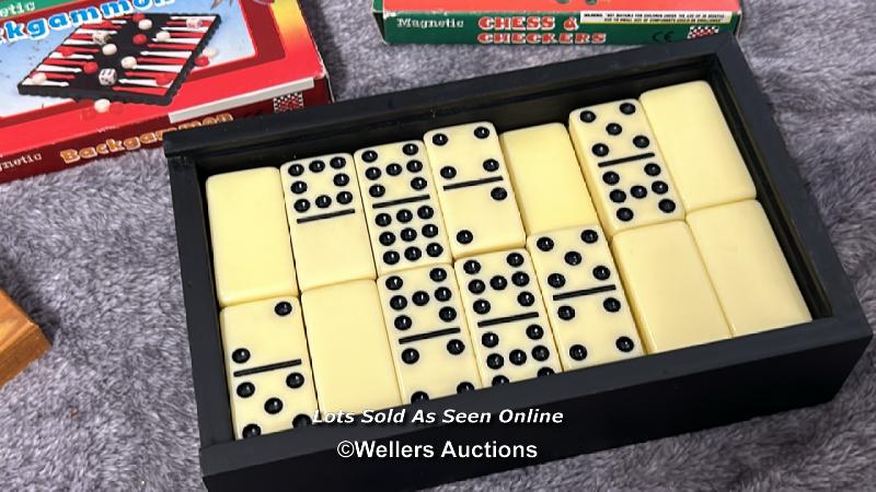 Assorted games, including backgammon, perudo and dominos / AN3 - Image 2 of 7