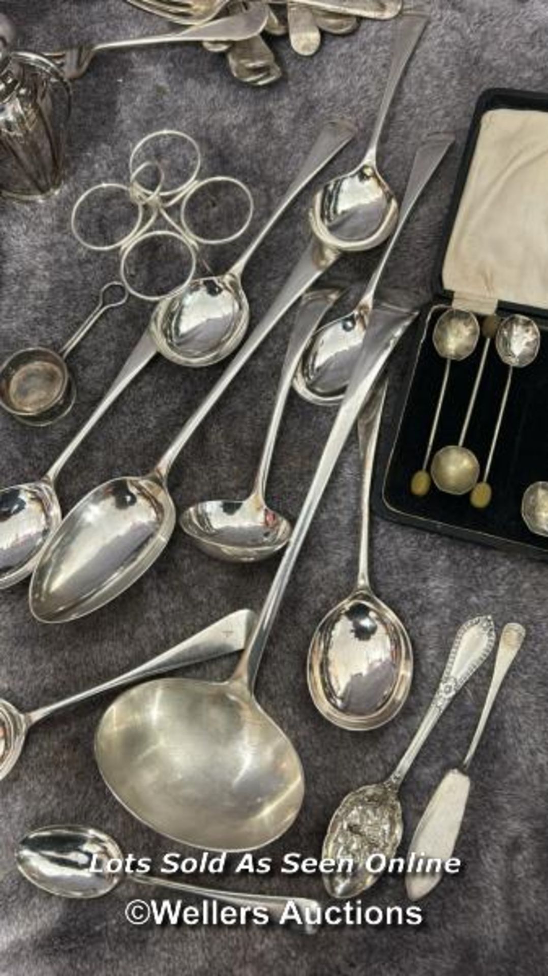Large collection of silver plate including cuttlery / AN42 - Image 6 of 11