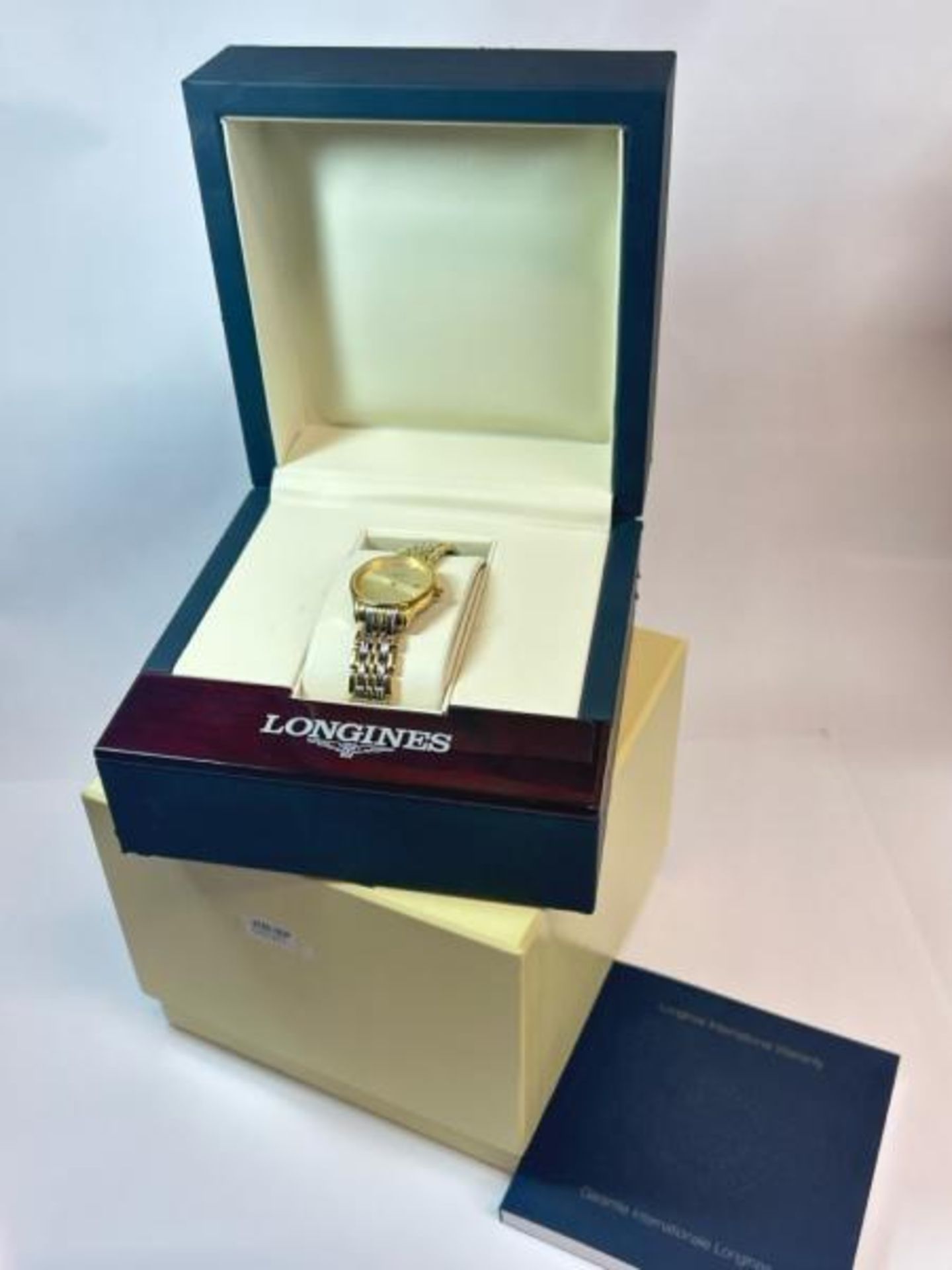 Longines Lyre stainless steel ladies bracelet watch model L4 259 2, with box / SF - Image 6 of 7