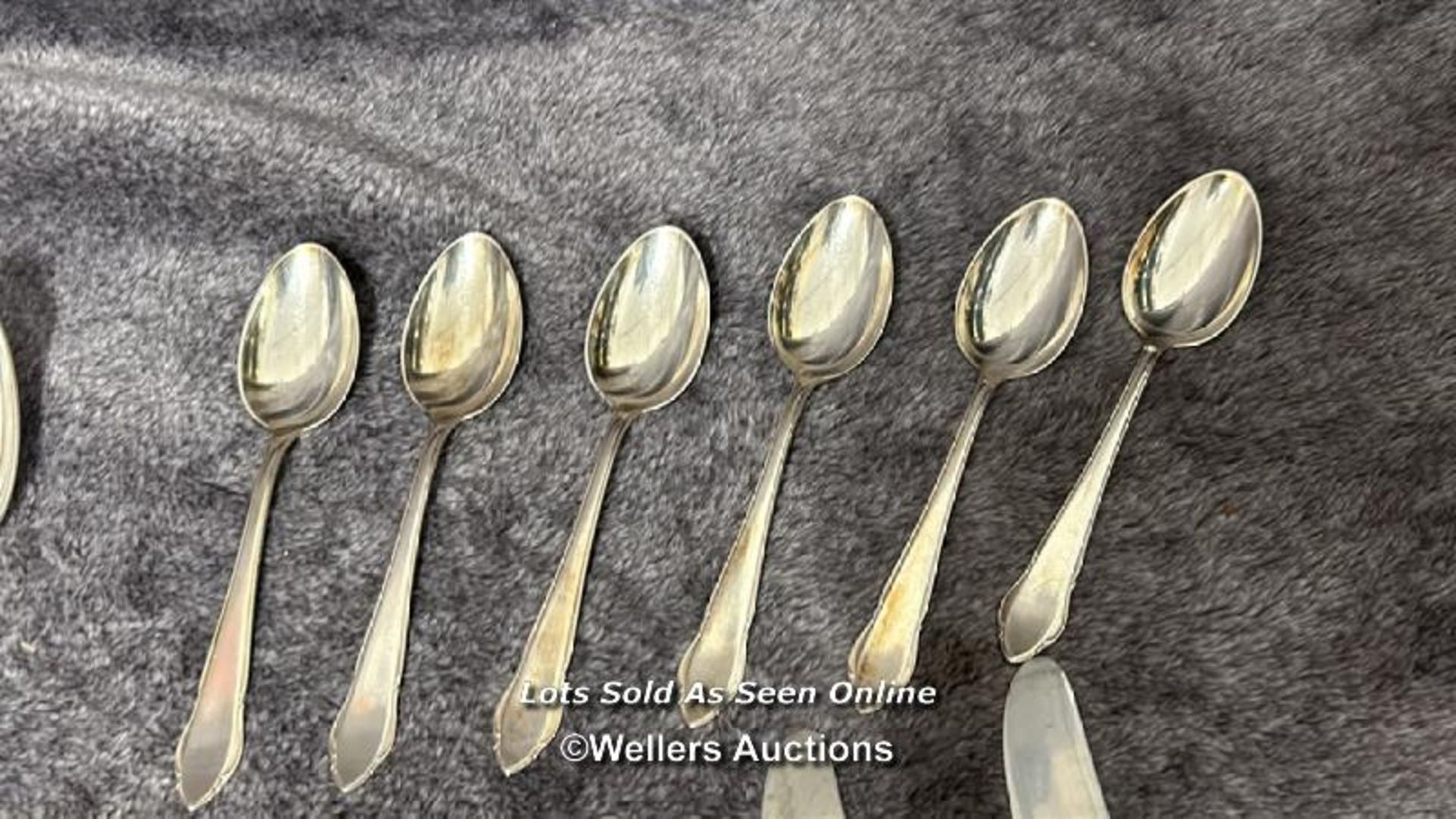 Mainly WMF silver plate cuttlery (36) with other cutlery including a fork from Harrod's and a George - Image 6 of 20