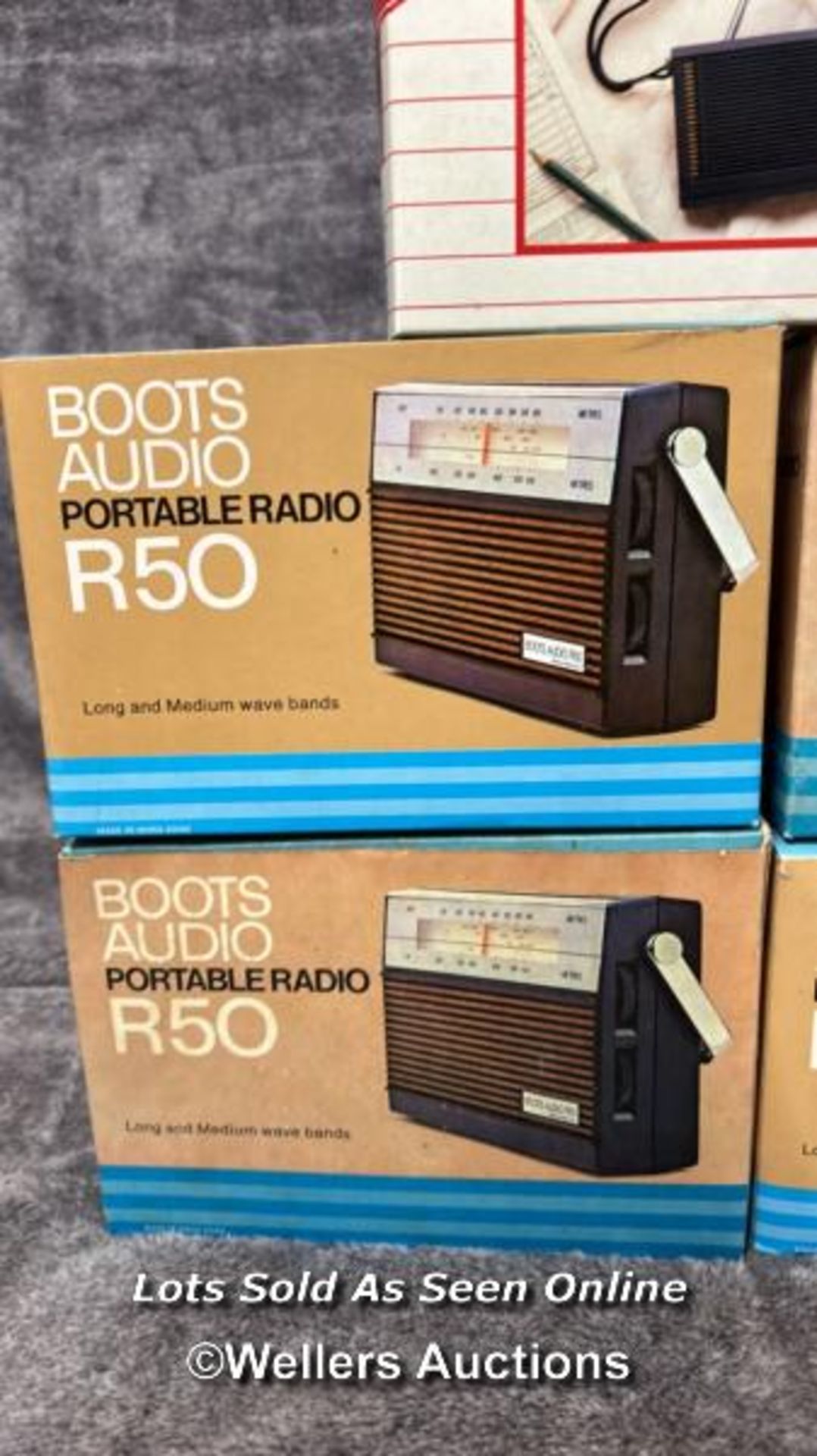Six vintage 1980's Boots radios including four R50 models, from the private collection of the - Image 3 of 5