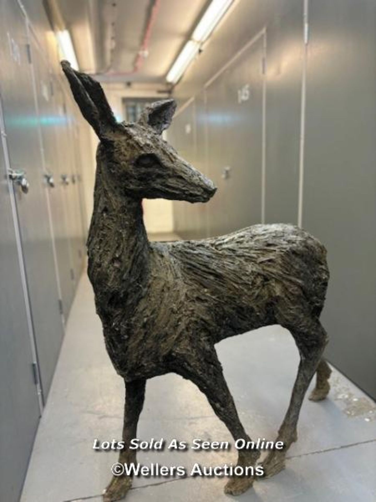 Kate Denton (b.1954), a bronze resin doe, originally purchased in 2017 from Pashley Manor Gardens, - Image 7 of 10