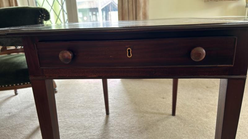 Mahogany fold out table, 102 x 81 x 64 (open) (collection from private residence in Weybridge, - Image 3 of 5