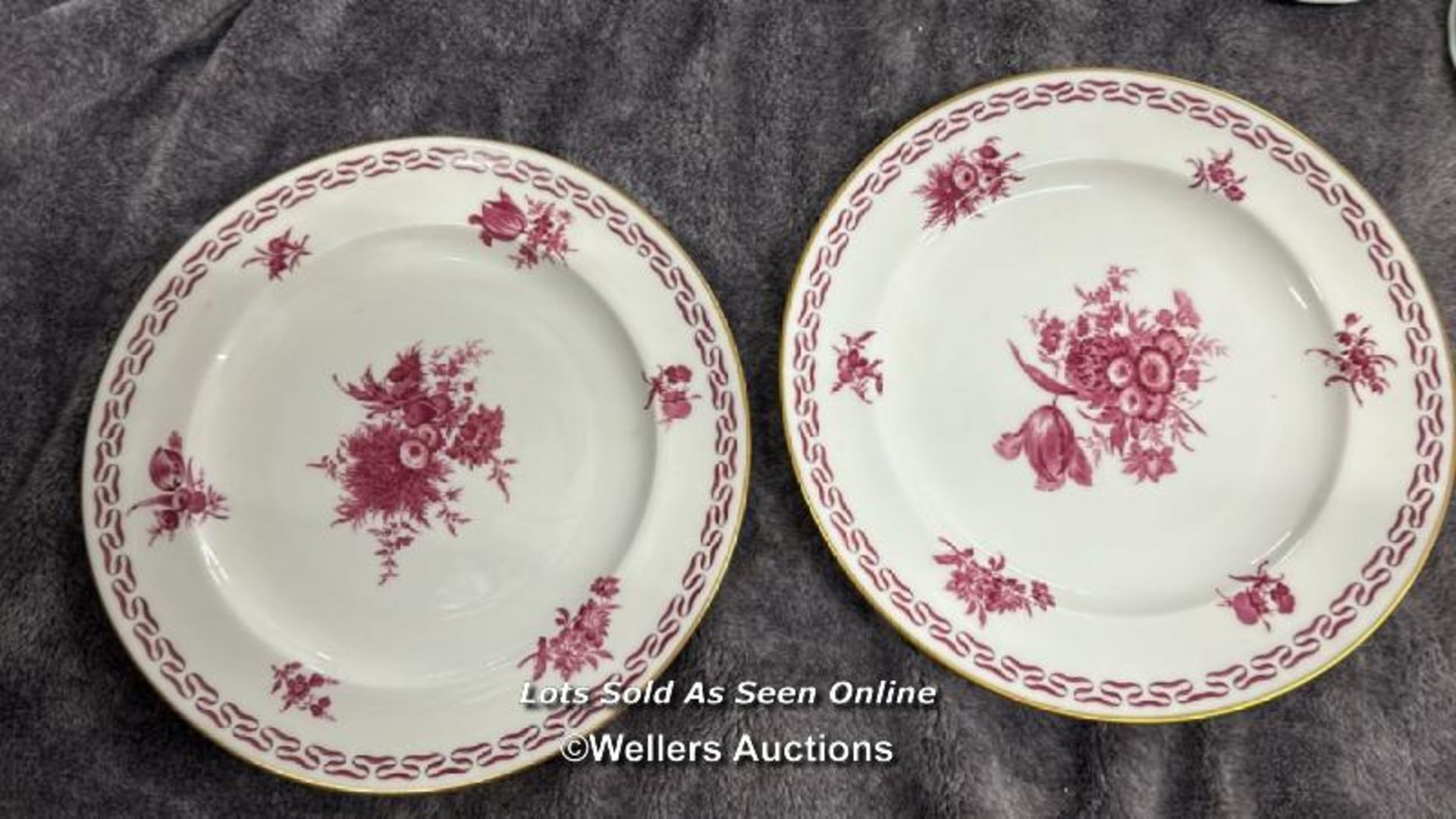Assorted chinaware, mainly Miessen also with Royal Doulton floral coffee cups and Delfs coffee - Image 23 of 24