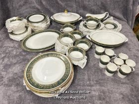 Royal Doulton "Vanborough" dinner service including 10 dinner plates, 15 tea plates, 10 side plates,