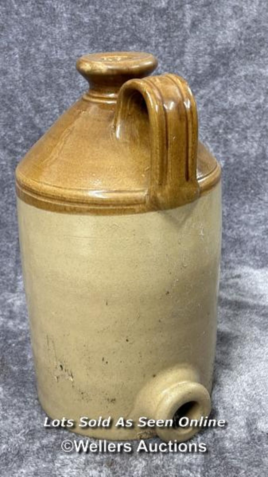 Three glazed stoneware bottles including a large vintage Yates Bros Mineral Water bottle, 43cm high, - Image 6 of 6