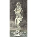 Lalique frosted crystal figurine 'Josephine' signed at the base, 19cm high / AN2