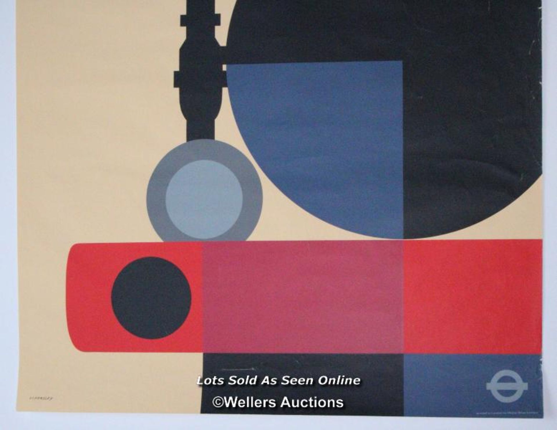 Original London Transport poster by Tom Eckersley, 1975 - Image 4 of 4