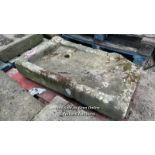 *GRITSTONE SHALLOW SINK, 81CM (L) X 50CM (W) X 16CM (H)