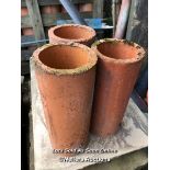 *X30 TERRACOTTA PIPES, 30CM (L) X 12CM (DIA)