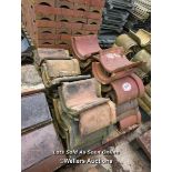 *APPROX X20 RIDGE ROOF TILES AND APPROX X25 HALF ROUND ROOF TILES