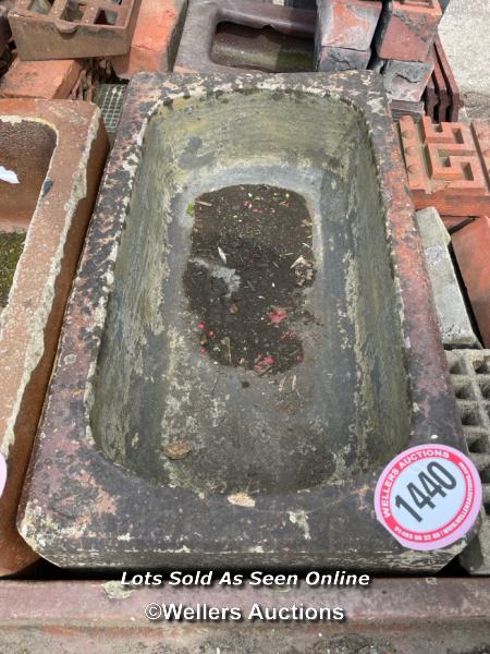 *A SALT GLAZED SINK, 22CM (H) X 73CM (L) X 41CM (W) - Image 2 of 3