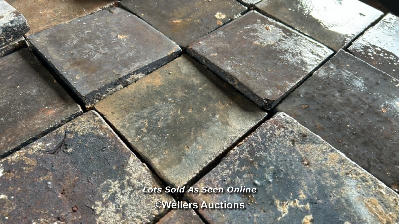 *APPROX X200 6" X 6" BLUE QUARRY TILES