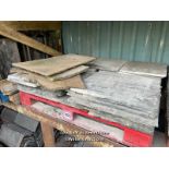 *PALLET OF STONE FLAGS, APPROX 7 SQUARE METRES, 3/4" THICK
