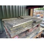 *PALLET OF STONE FLAGS, APPROX 7 SQUARE METRES, 3/4" THICK