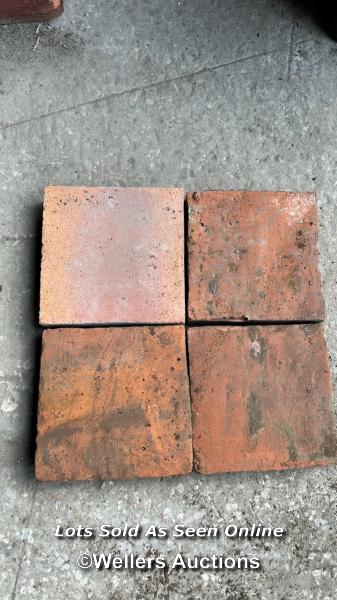 *APPROX X200 TERRACOTTA TILES, 5CM (H) X 22CM X 22CM