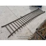 *SINGLE CAST IRON WALL RAILING, 330CM (L) X 73.5CM (H)