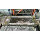 *YORK STONE SHALLOW SINK, 130CM (L) X 51CM (W) X 20CM (H)