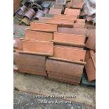 *APPROX X60 ANGLED RIDGE TILES, 44CM (L)