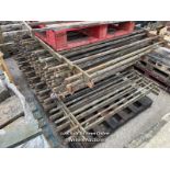 *LARGE QUANTITY OF CAST IRON RAILINGS, 90FT IN TOTAL, APPROX. 144CM (H)