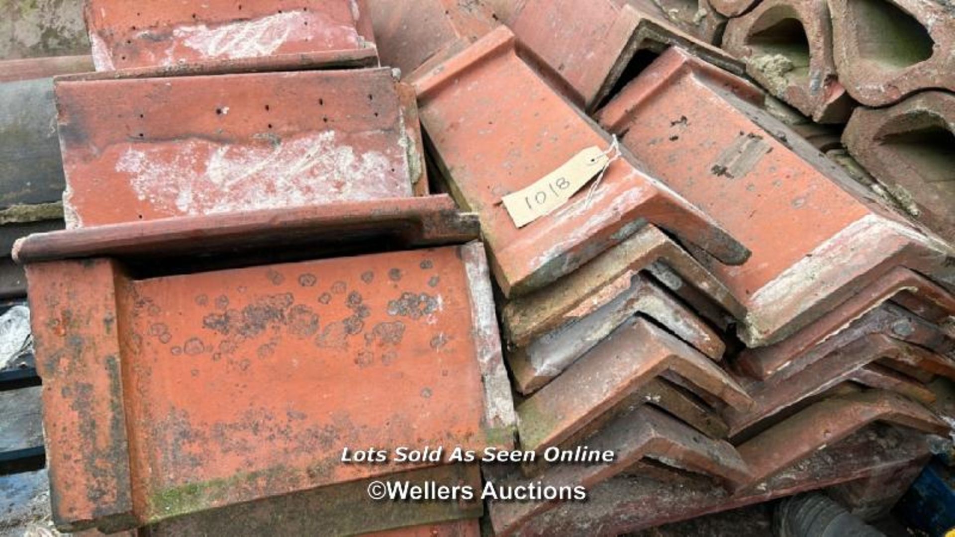 *APPROX X50 ANGLED RED RIDGE TILES, LONGEST 47CM - Image 2 of 2