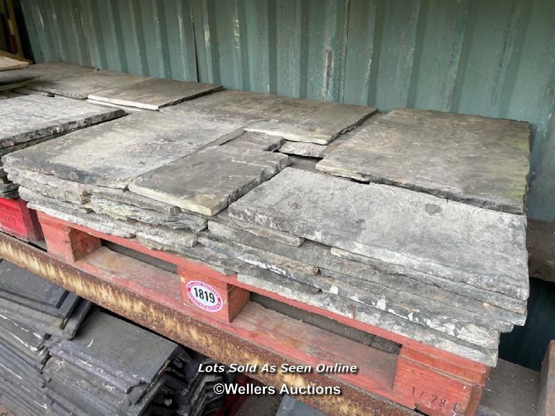*PALLET OF STONE FLAGS, APPROX 7 SQUARE METRES, 3/4" THICK - Image 4 of 4