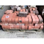 *APPROX X80 CURVED BRICKS, 11CM (H) X 22CM (L) X 8CM (W)