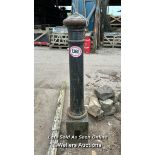 *X1 CAST IRON BOLLARD, 'BROXAP', 130CM (H)