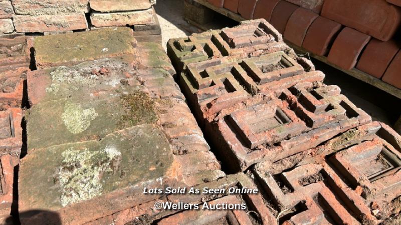 *APPROX X38 DECORATIVE TERRACOTTA BRICKS, VARIOUS SIZES AND STYLES - Image 4 of 6