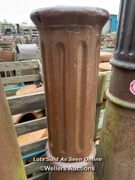 *TALL CYLINDRICAL CHIMNEY POT, 118CM (H) - Image 3 of 3