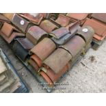 *APPROX X40 ASSORTED HALF ROUND ROOF TILES