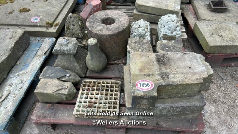 *PALLET OFX12 ASSORTED STONE COMPONENTS