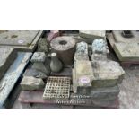 *PALLET OFX12 ASSORTED STONE COMPONENTS