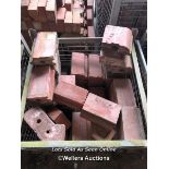 *APPROX X60 ASSORTED BRICK COPING AND WINDOW BRICKS, VARIOUS SIZES (DOES NOT INCLUDE THE METAL
