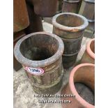 *X2 CHIMNEY POTS, 52CM (H)