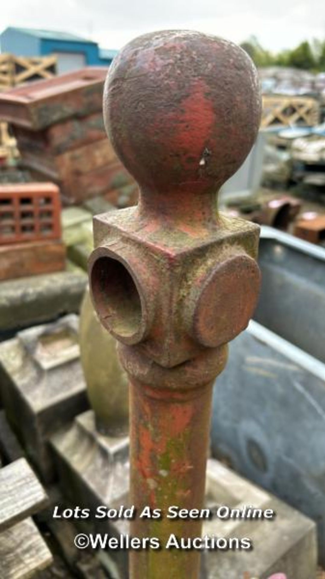 *CAST IRON BARRIER POST, 125CM (H) - Image 2 of 3