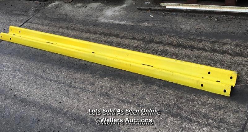 *10X NEW CRASH BARRIERS, APPROX 351CM (L) X 30CM (W)