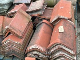 *APPROX X60 ANGLED ROOF TILES, LONGEST 46CM