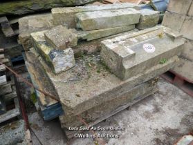 *APPROX X8 LARGE STONE PIECES, LARGEST 117CM (L)