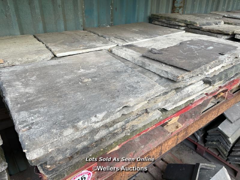 *PALLET OF STONE FLAGS, APPROX 7 SQUARE METRES, 3/4" THICK - Bild 2 aus 2