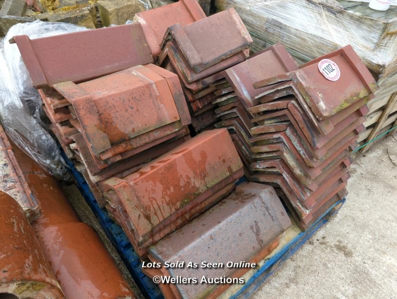 *APPROX X75 ASSORTED ANGLED RIDGE TILES, LARGEST 45CM (L) - Image 2 of 2
