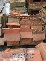*APPROX X40 DECORATIVE ROOF TILES, APPROX 30CM (L)